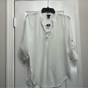 Rue21 Elegant Cream Blouse